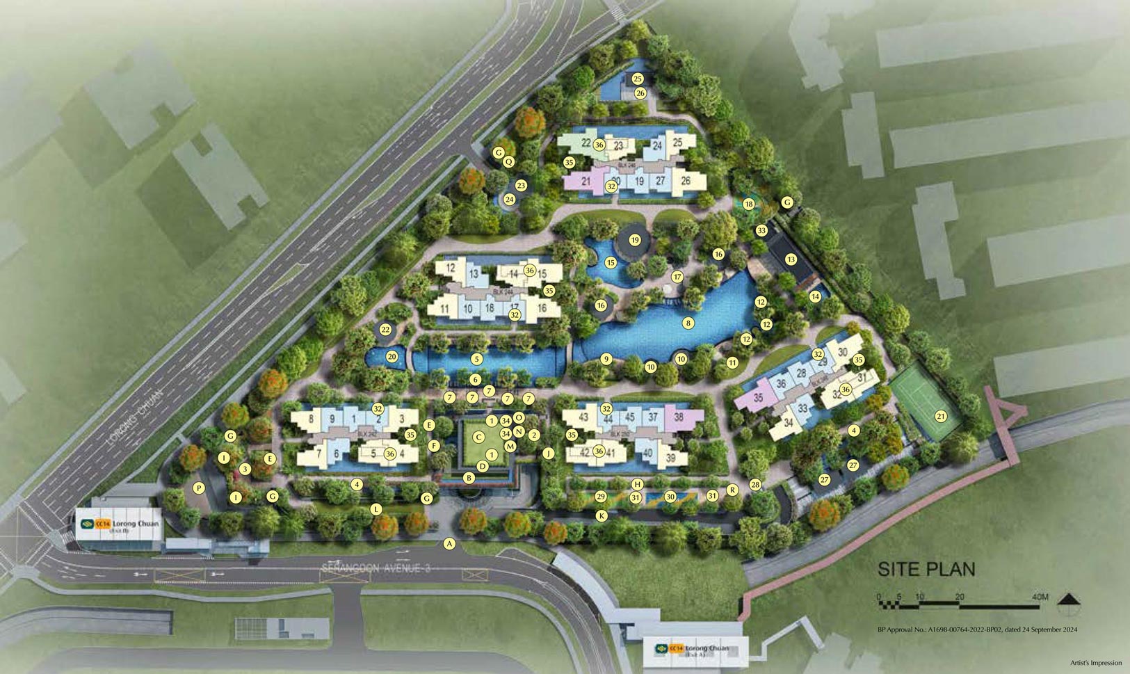 Tengah Garden Residences Site Plan